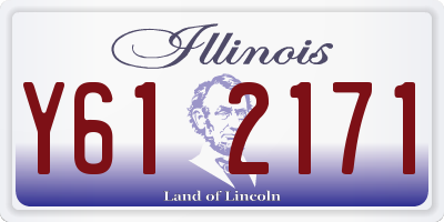 IL license plate Y612171