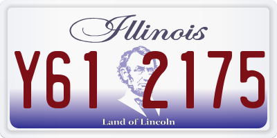 IL license plate Y612175