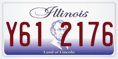 IL license plate Y612176