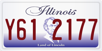 IL license plate Y612177