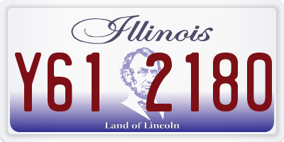 IL license plate Y612180