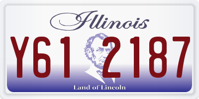 IL license plate Y612187