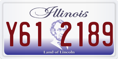 IL license plate Y612189