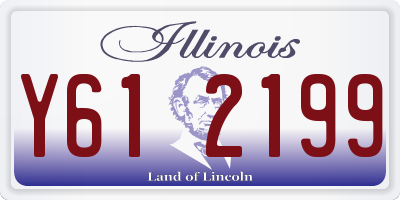 IL license plate Y612199