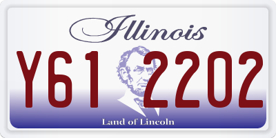 IL license plate Y612202