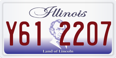IL license plate Y612207
