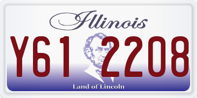 IL license plate Y612208