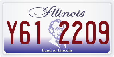 IL license plate Y612209