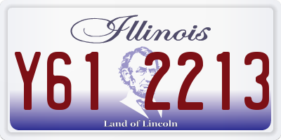 IL license plate Y612213
