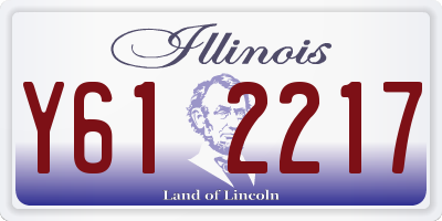 IL license plate Y612217