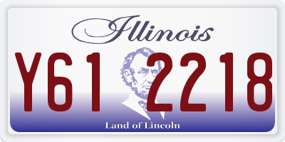 IL license plate Y612218