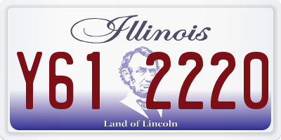 IL license plate Y612220