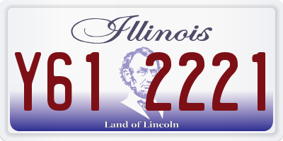 IL license plate Y612221