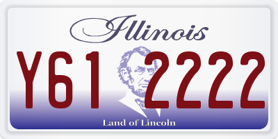 IL license plate Y612222
