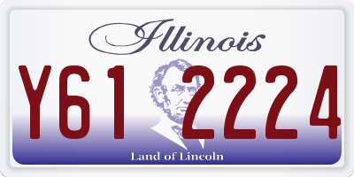 IL license plate Y612224