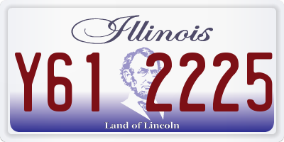 IL license plate Y612225