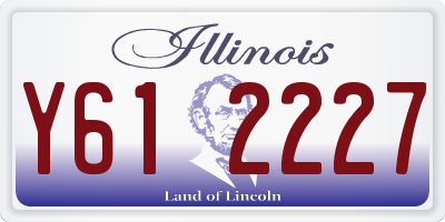 IL license plate Y612227