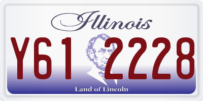 IL license plate Y612228