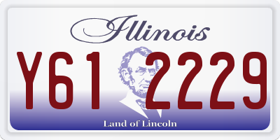 IL license plate Y612229