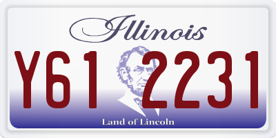IL license plate Y612231