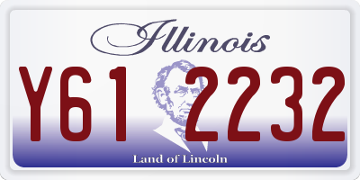 IL license plate Y612232