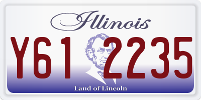 IL license plate Y612235