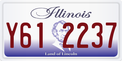 IL license plate Y612237