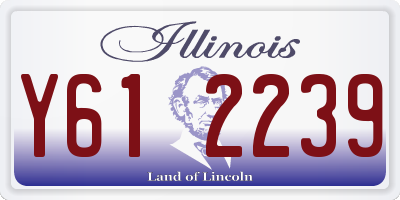 IL license plate Y612239