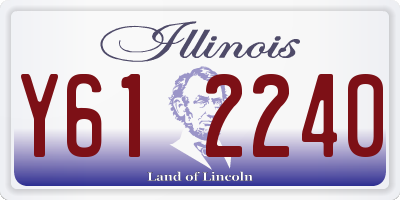 IL license plate Y612240