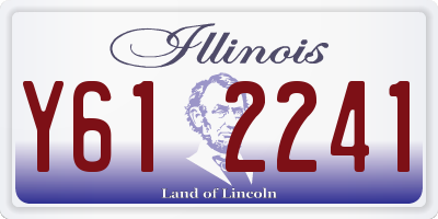 IL license plate Y612241