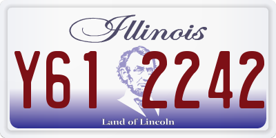 IL license plate Y612242