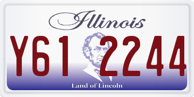 IL license plate Y612244