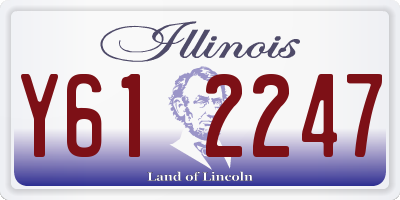 IL license plate Y612247