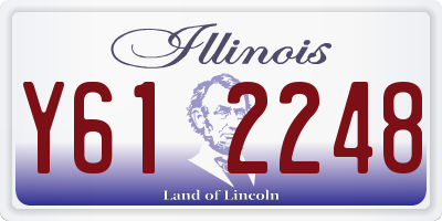 IL license plate Y612248