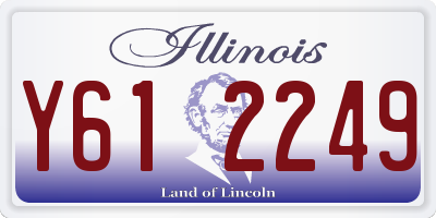 IL license plate Y612249