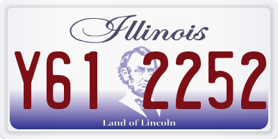 IL license plate Y612252