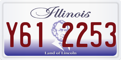 IL license plate Y612253