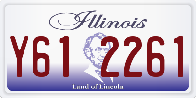IL license plate Y612261