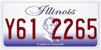 IL license plate Y612265