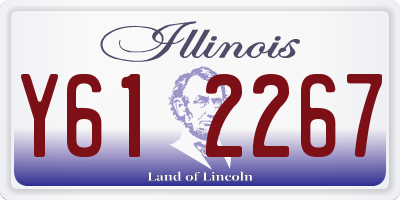 IL license plate Y612267
