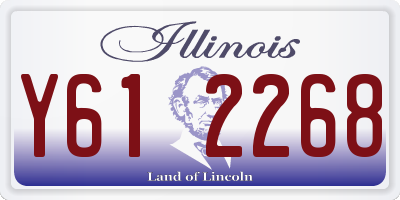 IL license plate Y612268