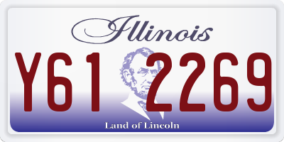 IL license plate Y612269