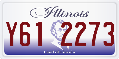 IL license plate Y612273