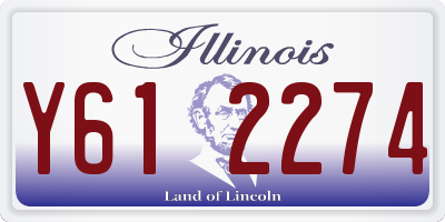 IL license plate Y612274