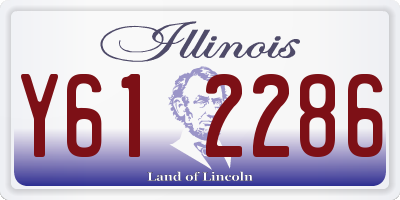IL license plate Y612286