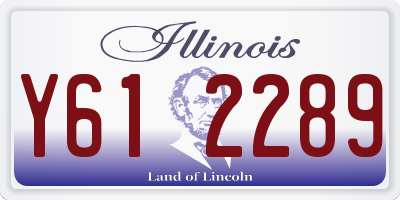 IL license plate Y612289