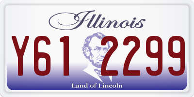 IL license plate Y612299