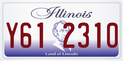 IL license plate Y612310