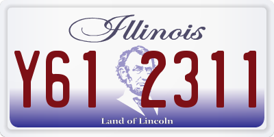 IL license plate Y612311