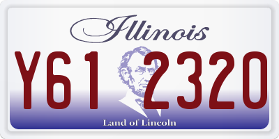 IL license plate Y612320